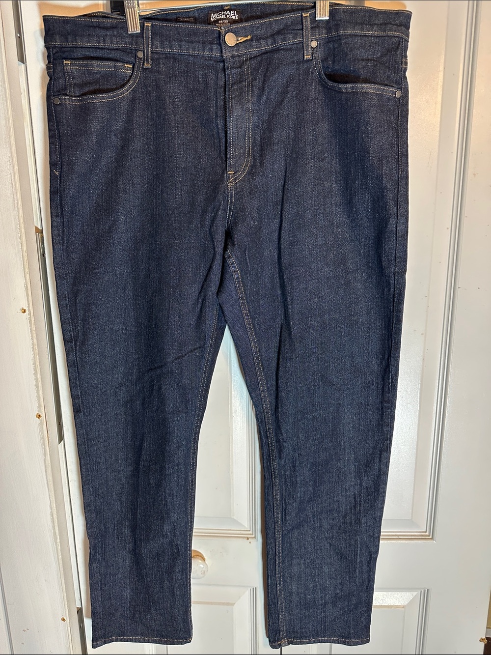 Michael Kors Dark Blue Straight-Leg Jeans